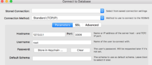 Enter IP and Password for MySQL database.